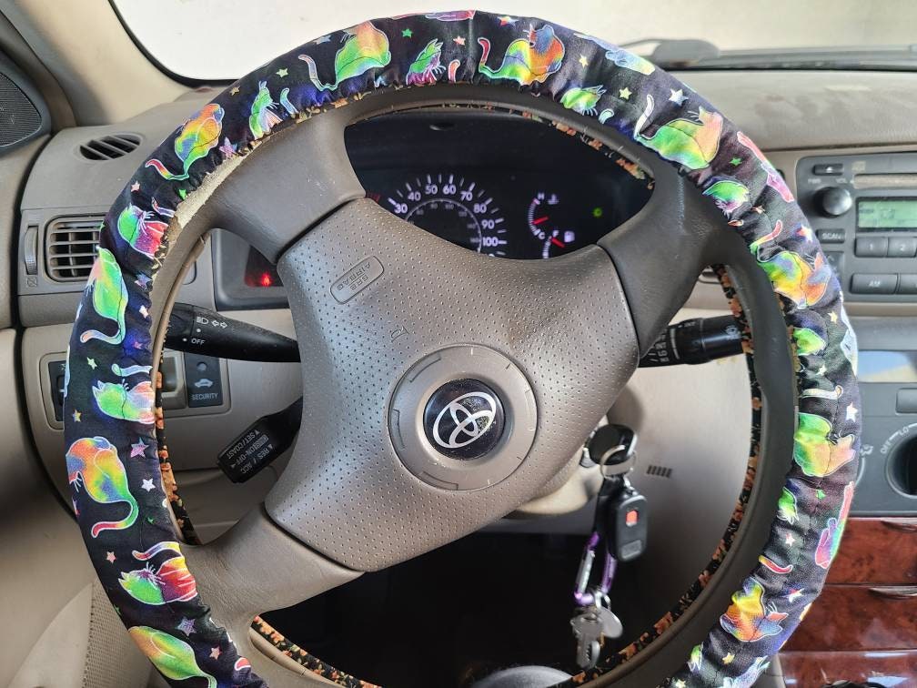 Cat Steering Wheel Cover  Harlow's Store and Garden Gifts