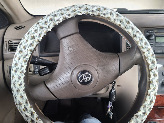 Bumble Bee Steering Wheel Cover