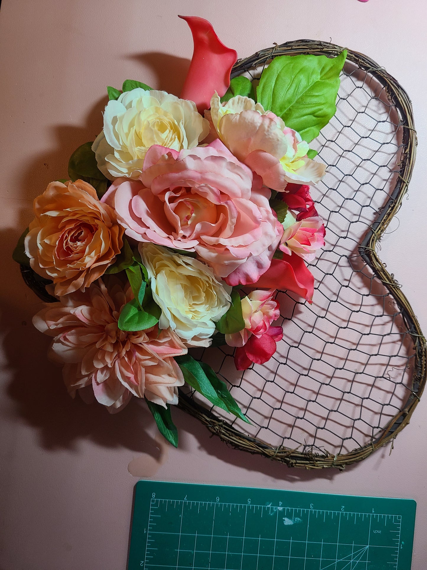 Floral Heart Wreath