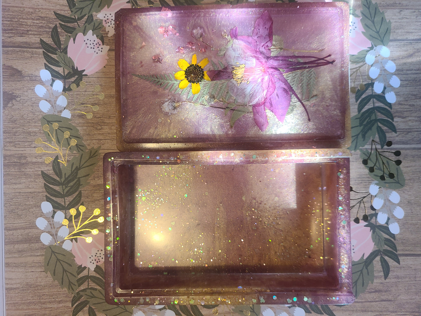 Floral Tarot Card Box