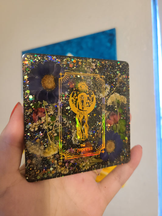 The Empress Tarot Flower Coaster/ Wall Art