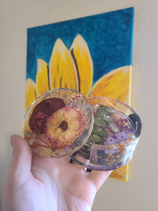 Flower Coaster Set