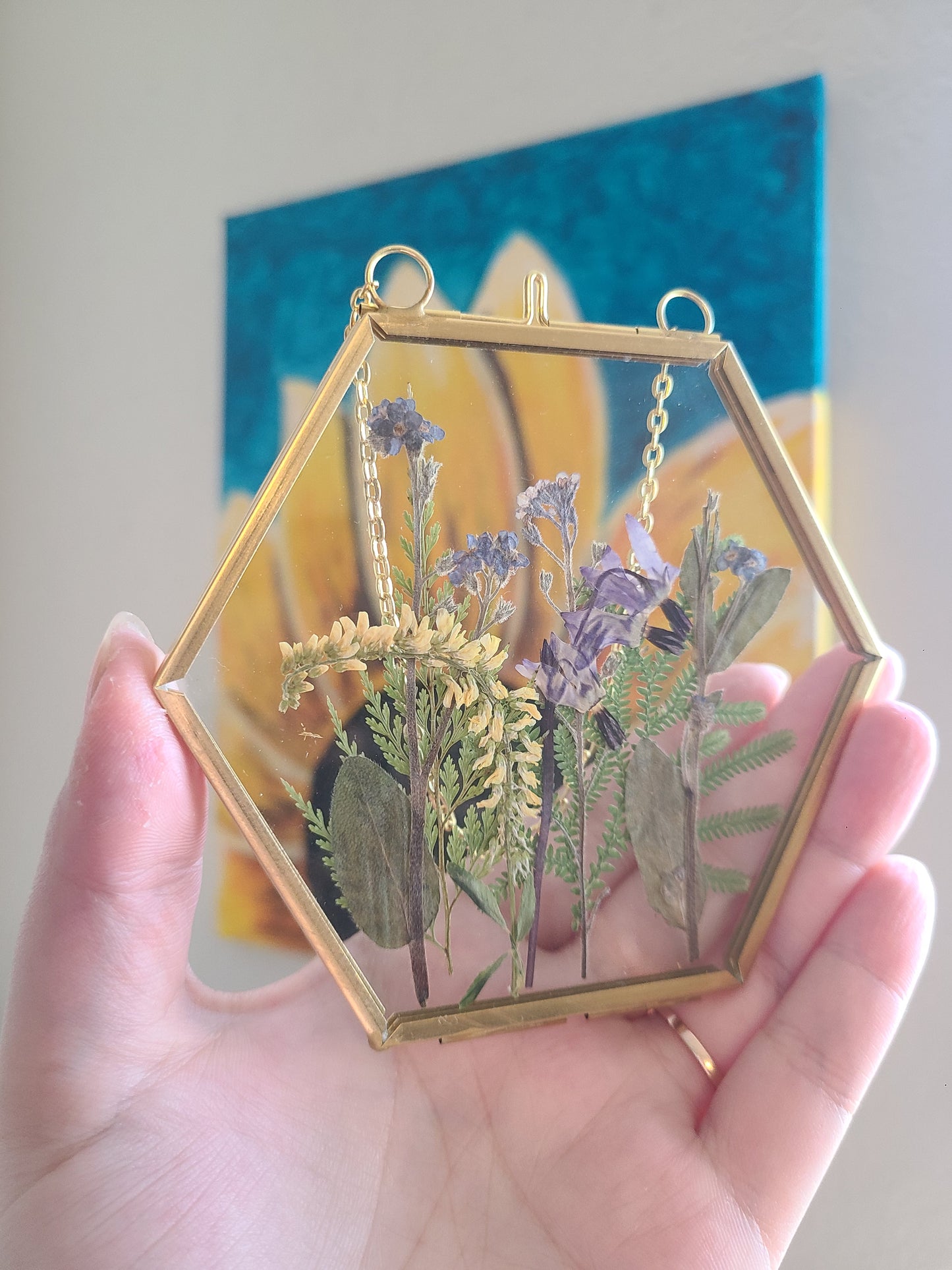 Framed Pressed Flowers