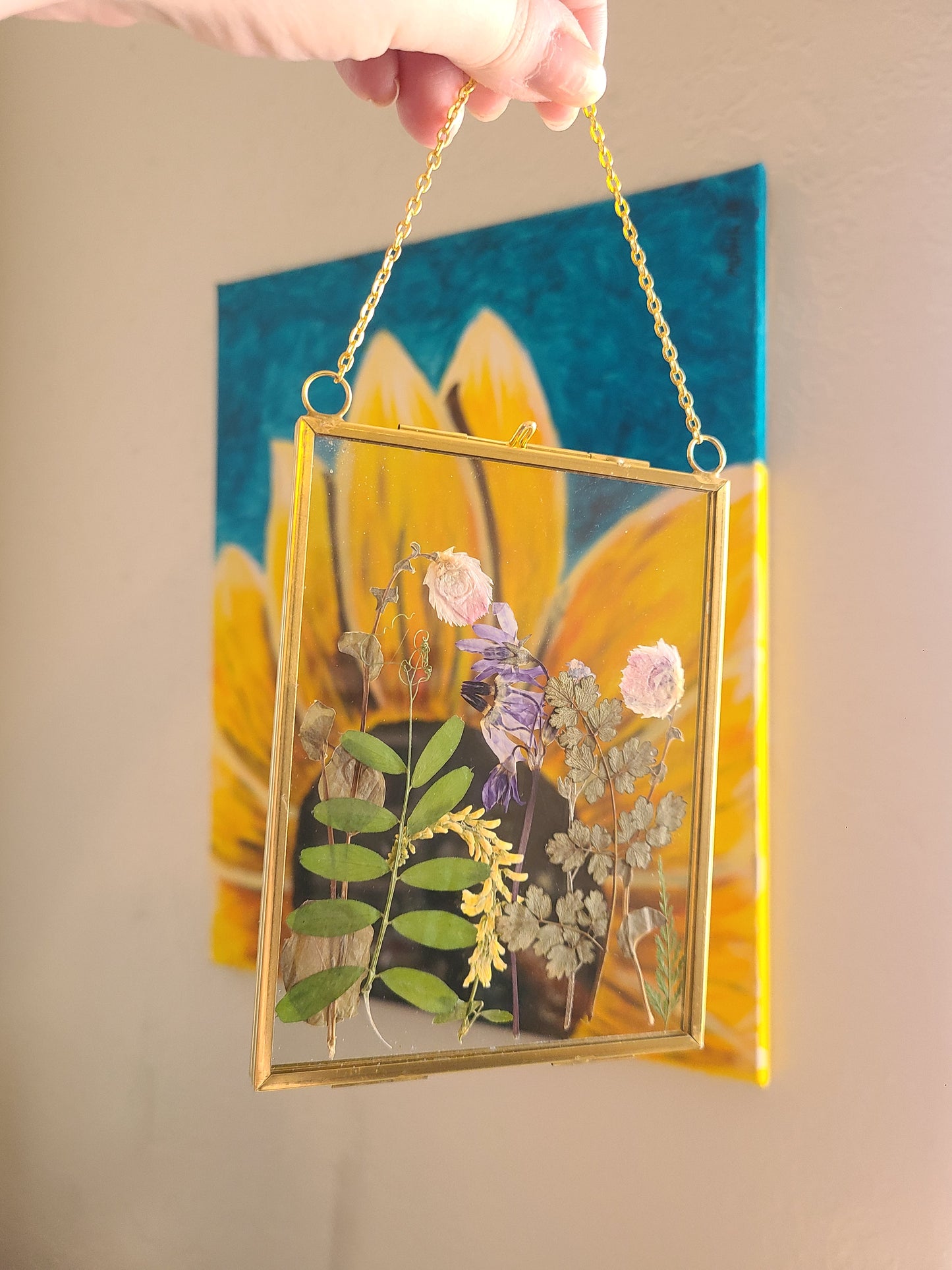 Framed Pressed Flowers