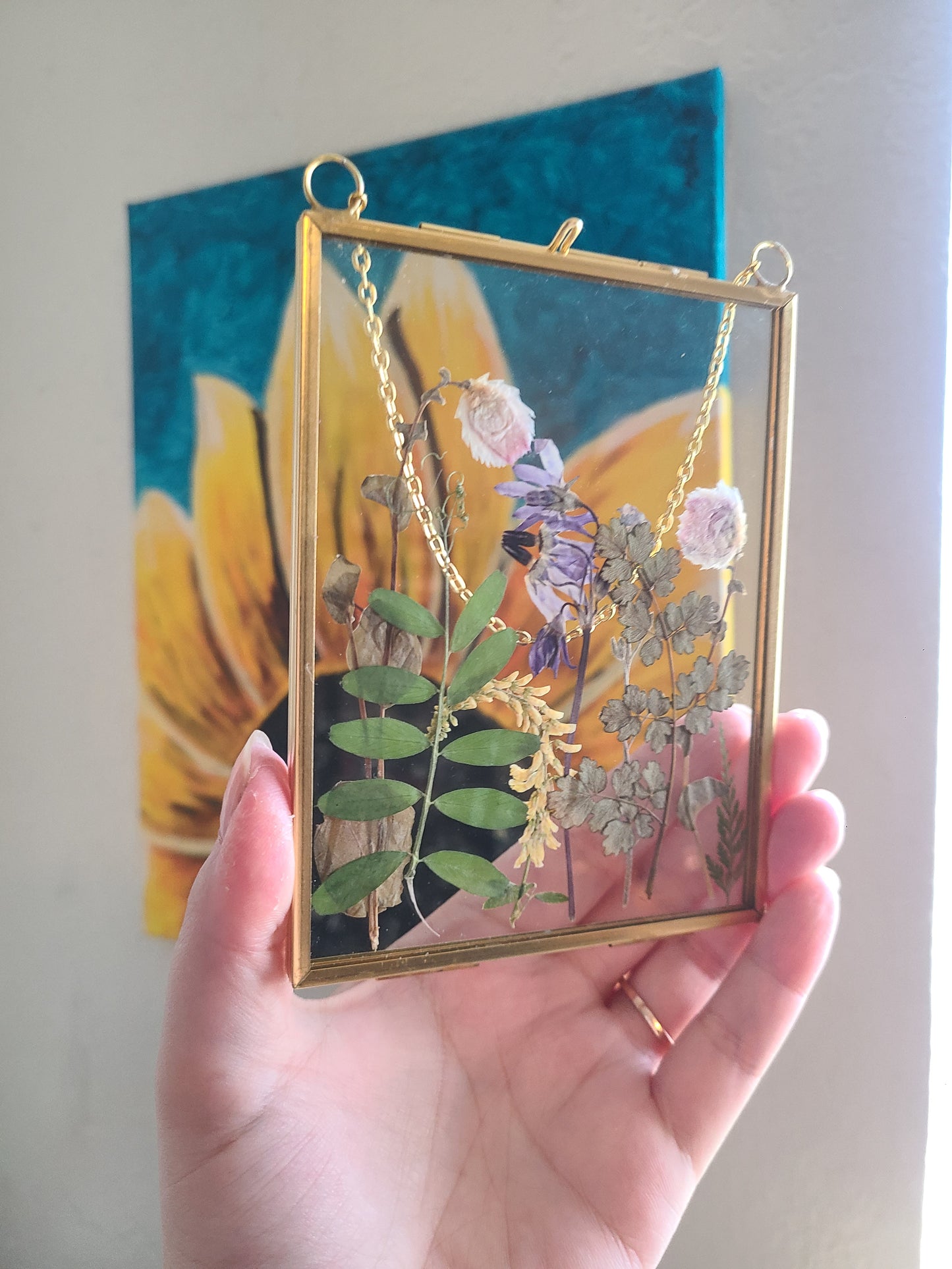 Framed Pressed Flowers