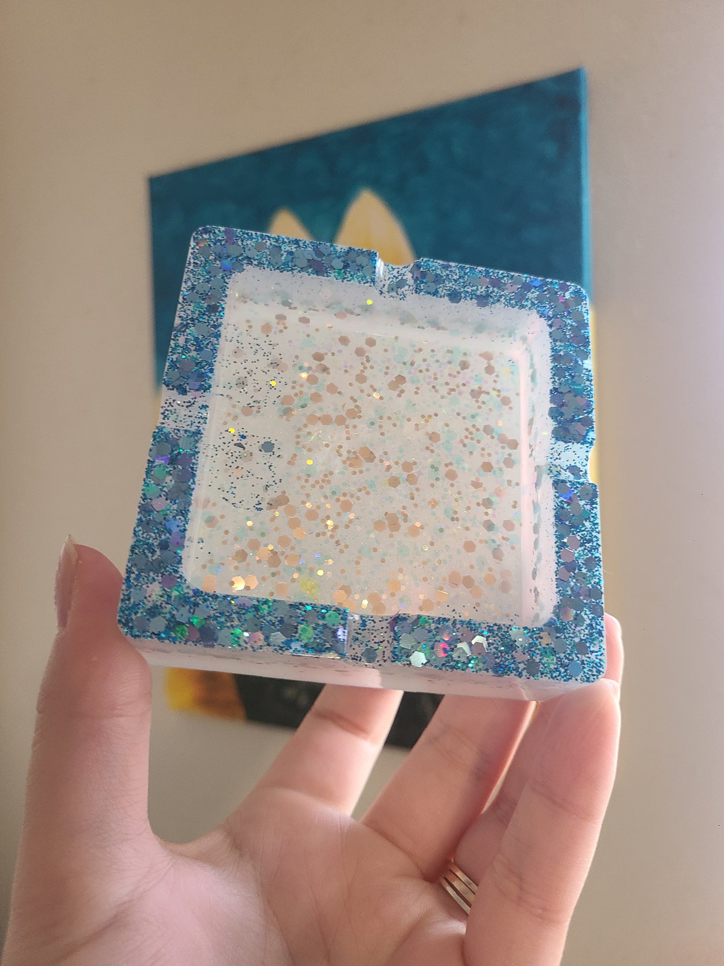 Glitter Ashtray/ Dish