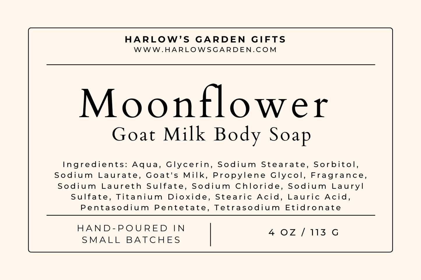 Moonflower Massage Bar Soap