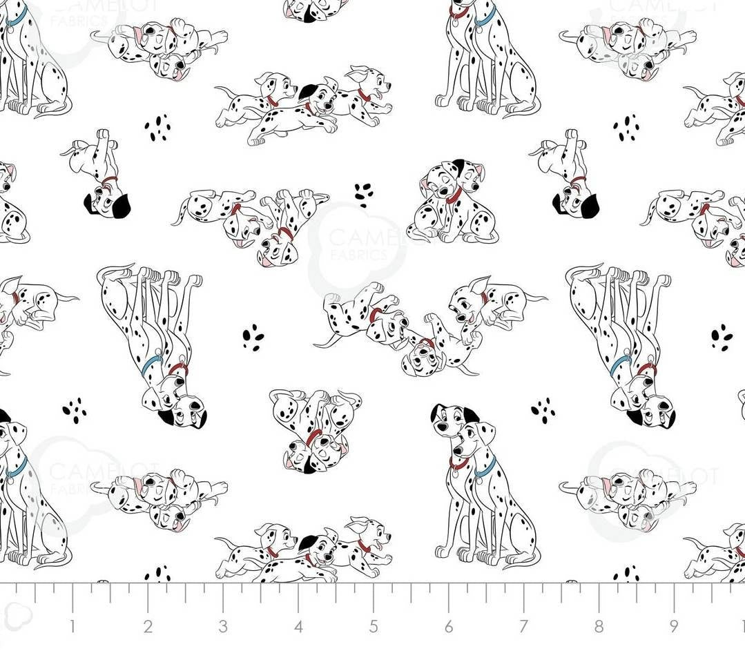 Dalmation Dog Steering Wheel Cover made with Licensed Disney Fabric