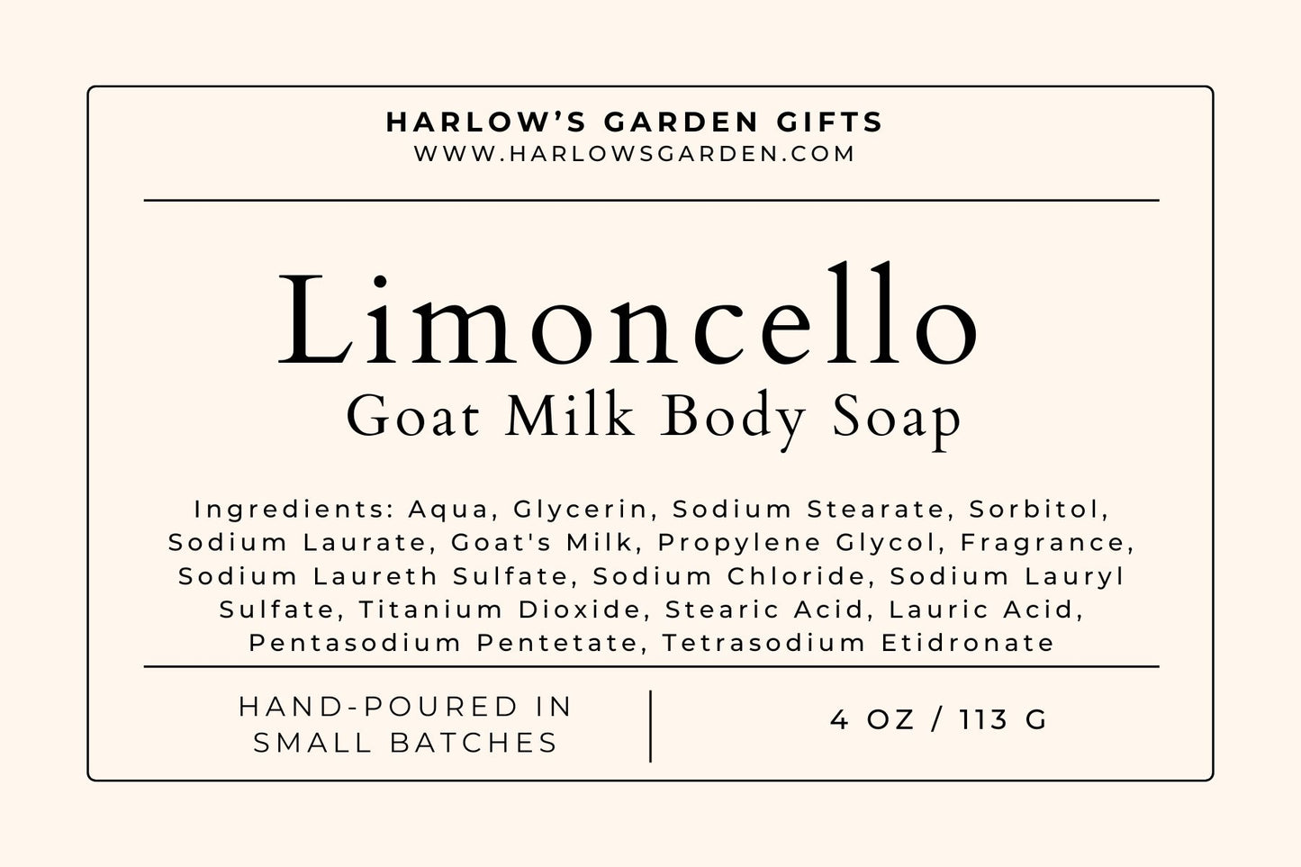 Limoncello Massage Bar Soap