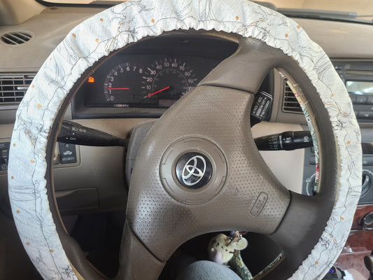 Princess Villains Steering Wheel Cover made with Licensed Disney Fabric