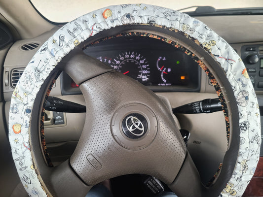 SW Steering Wheel Cover made with Licensed Disney Fabric - Harlow's Store and Garden Gifts