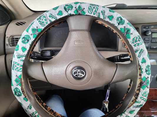 Steering Wheel Cover made with Licensed HP Fabric, Magic, Gifts for Her, 100% Cotton, Washable, Custom Car Accessories - Harlow's Store and Garden Gifts