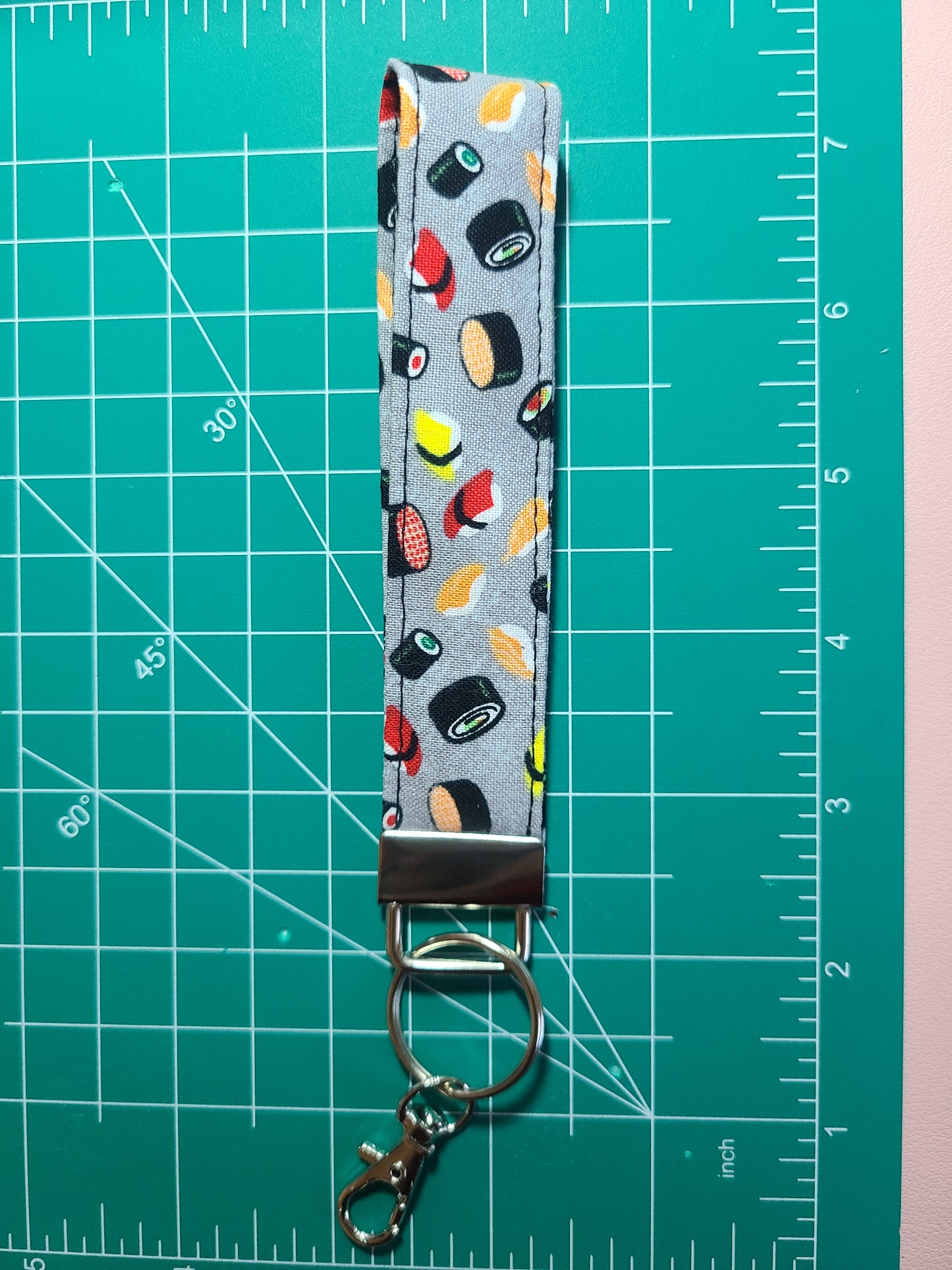 Sushi Wristlet Keychain