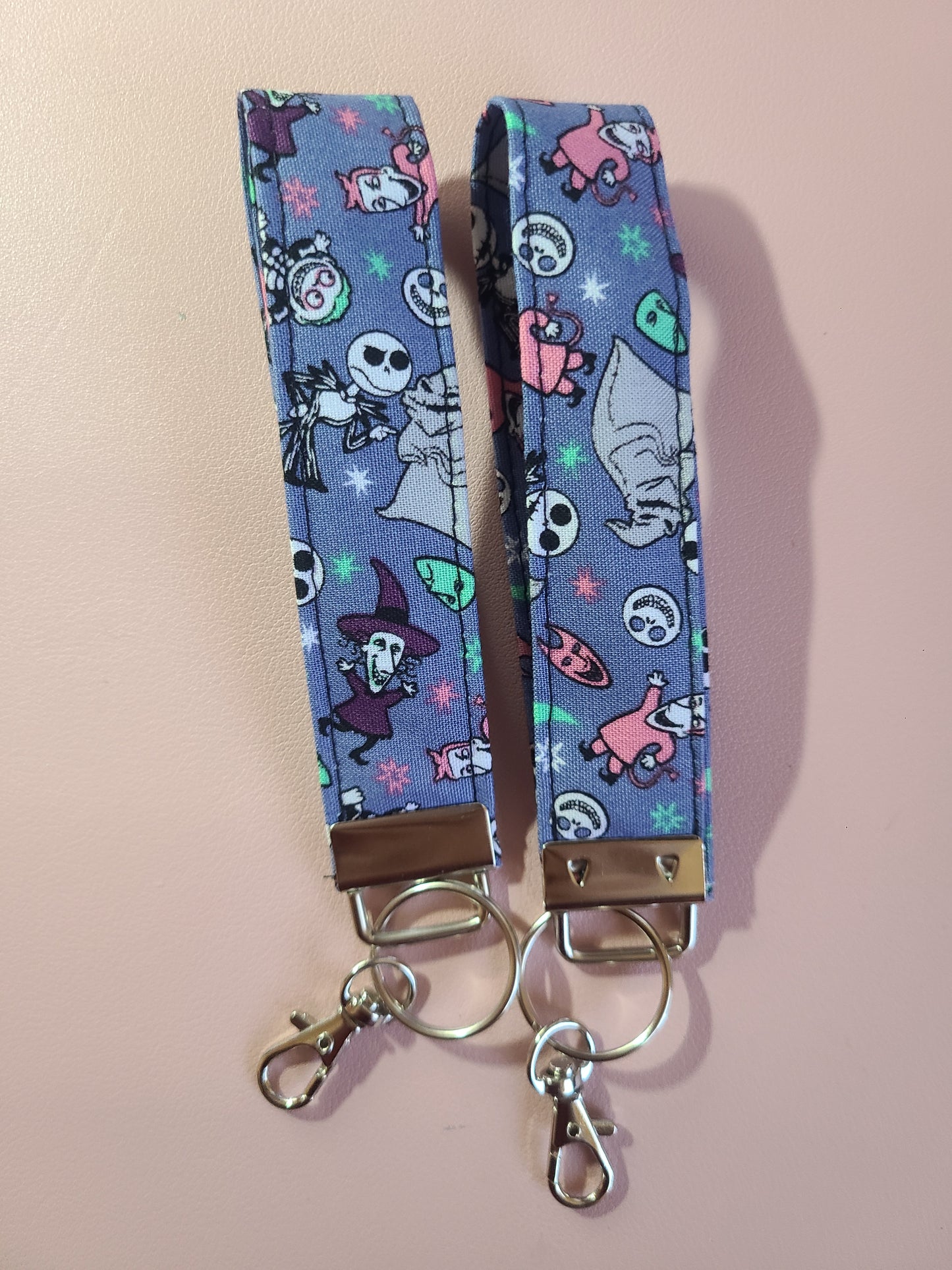 NBC Wristlet Keychain made with Licensed Disney Fabric