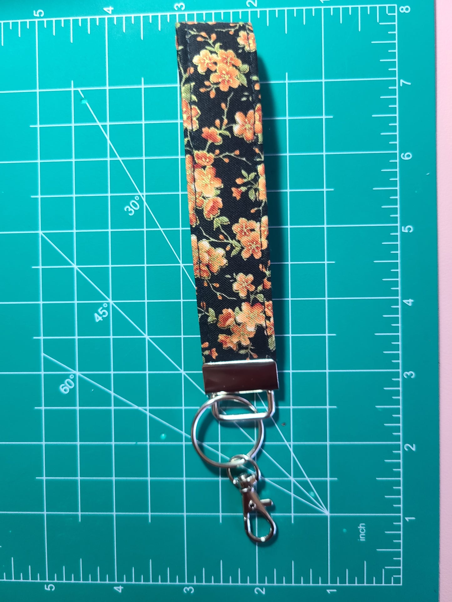 Floral Wristlet Keychain