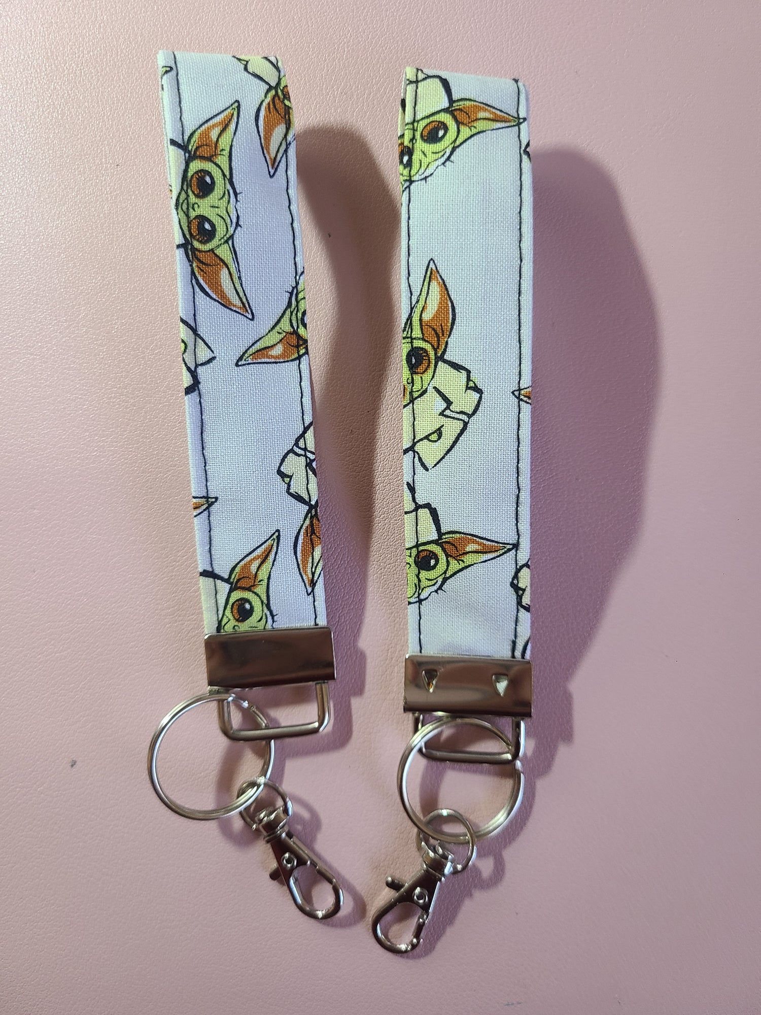 Wristlet Keychain made with Licensed Disney Fabric - Harlow's Store and Garden Gifts