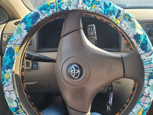 Floral Steering Wheel Cover - Harlow's Store and Garden Gifts