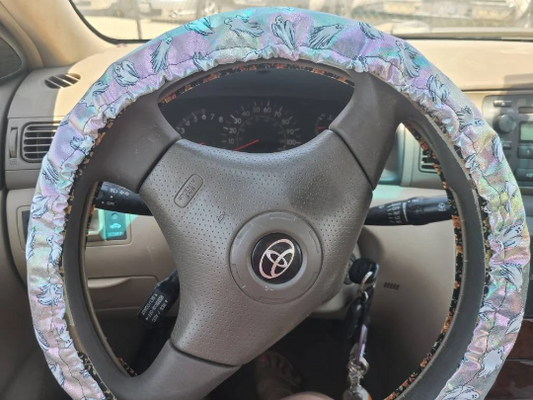 Ghost Metallic Steering Wheel Cover