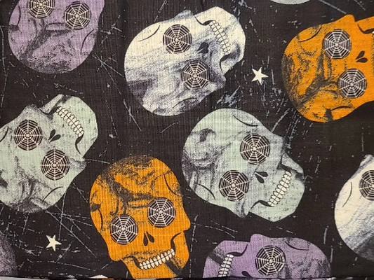 Halloween Skull Steering Wheel Cover