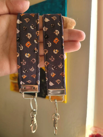 Cat Wristlet Keychain