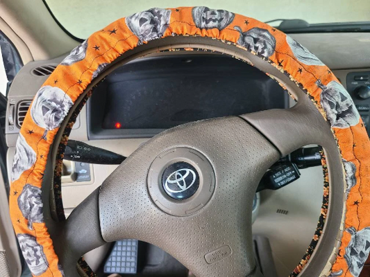 Jack-O-Lantern Steering Wheel Cover - Harlow's Store and Garden Gifts