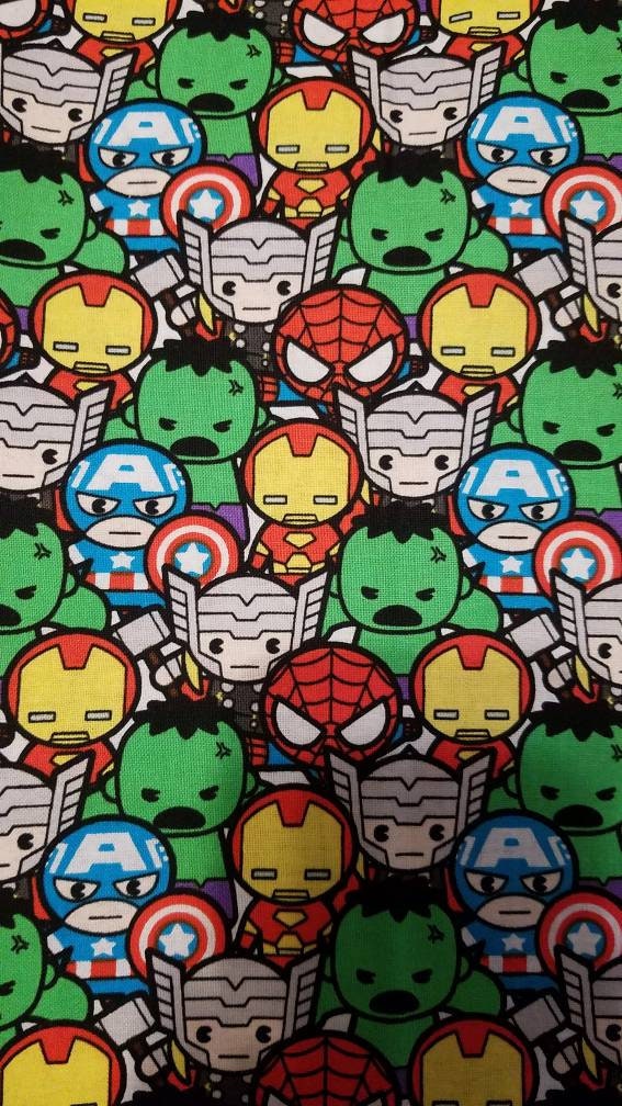 Super Hero Steering Wheel Cover made with Licensed Marvel Fabric Handmade - Harlow's Store and Garden Gifts