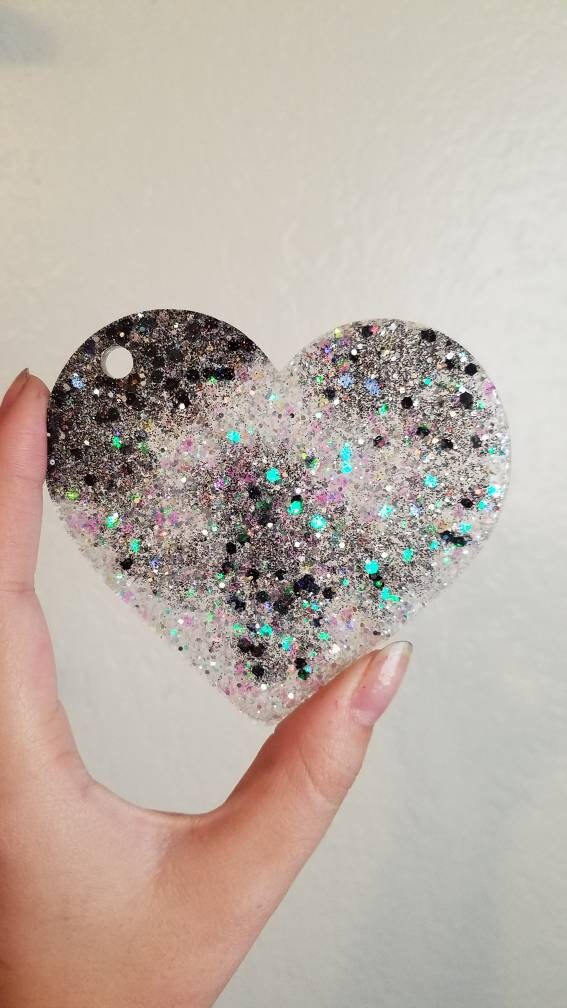 Cosmic Glitter Heart
