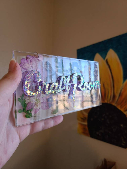 Craft Room Welcome Sign