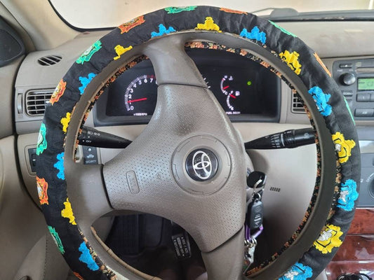 Steering Wheel Cover made with Licensed HP Fabric - Harlow's Store and Garden Gifts