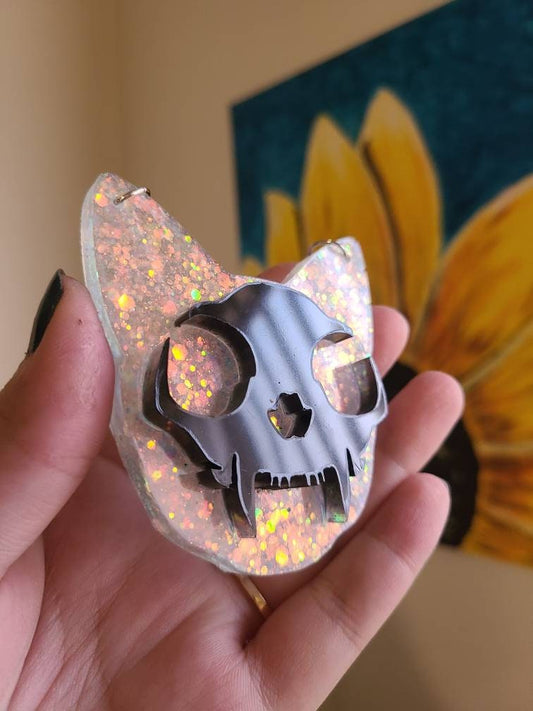 Cat Skull Wall Art