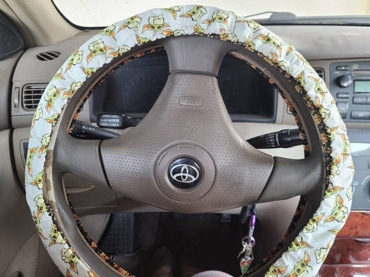 SW Steering Wheel Cover made with Licensed Disney Fabric, Handmade - Harlow's Store and Garden Gifts