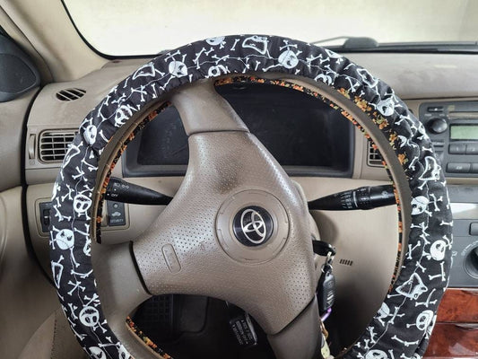 Jack NBC Steering Wheel Cover made with Licensed Disney Fabric - Harlow's Store and Garden Gifts