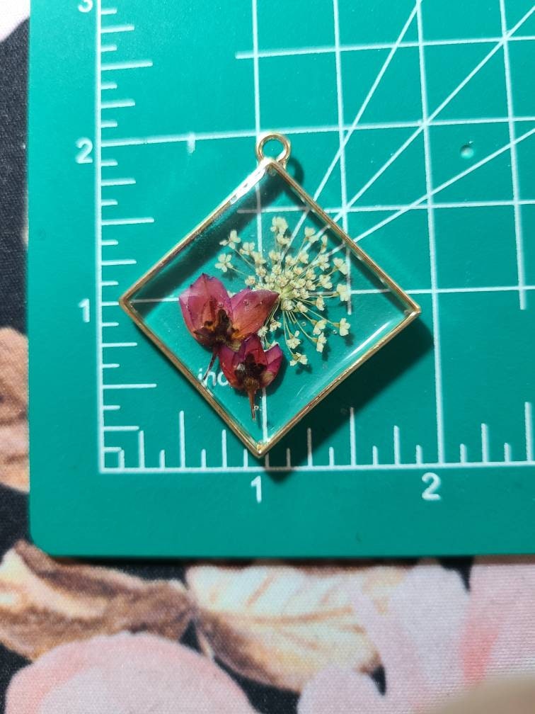 Pressed Flower Necklace