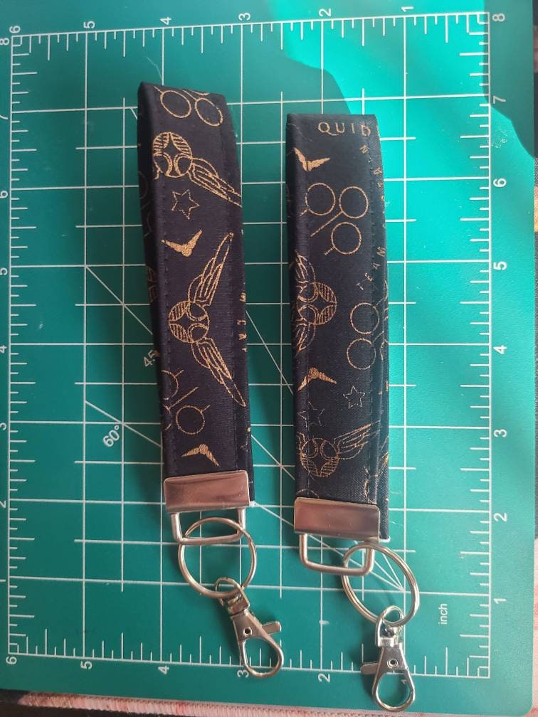 Wristlet Keychain made with Licensed HP Fabric - Harlow's Store and Garden Gifts
