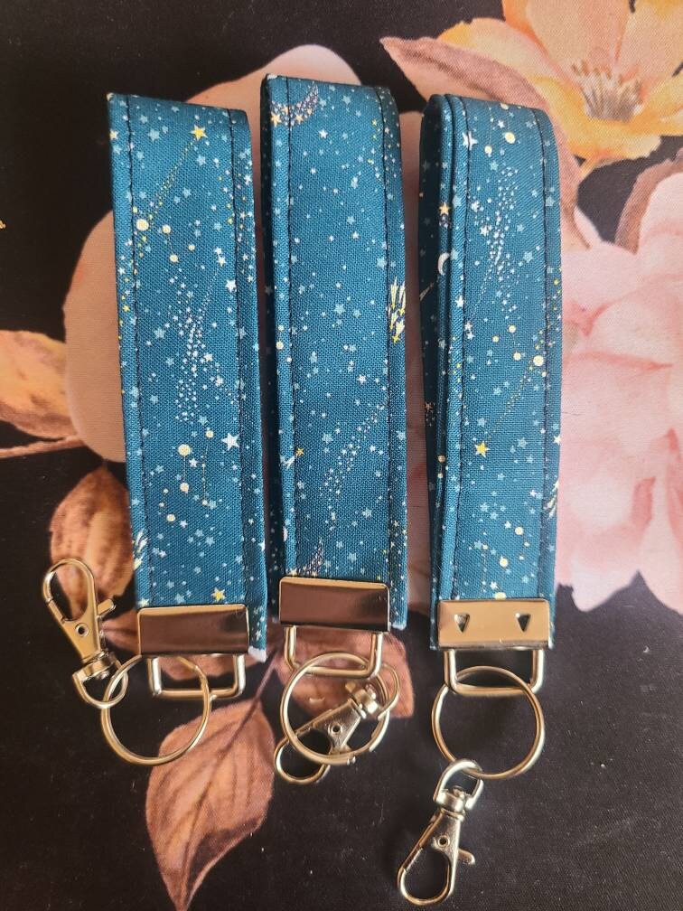 Celestial Wristlet Keychain, Handmade - Harlow's Store and Garden Gifts
