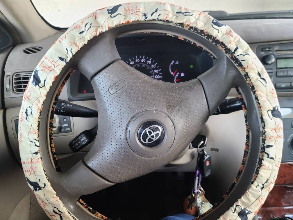 Halloween Steering Wheel Cover, Cat Steering Wheel Cover - Harlow's Store and Garden Gifts