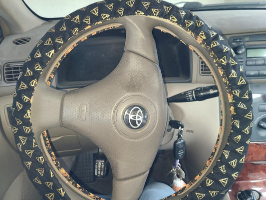 Steering Wheel Cover made with Licensed HP Fabric - Harlow's Store and Garden Gifts